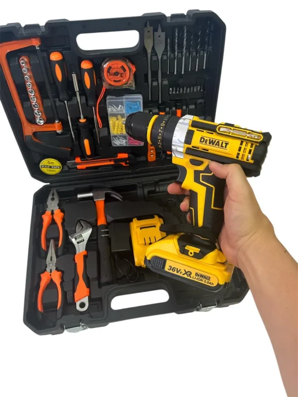 Taladro 36V + Herramientas de Obsequio