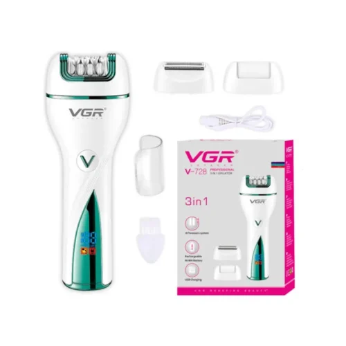 Depiladora VGR V728 3 en 1 Recargable